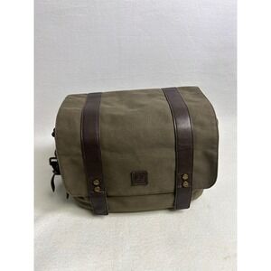 Gorpcore Pt Unisex OS Olive Green Canvas Messenger Bag Field Satchel Utility